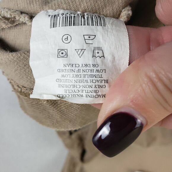 Motherhood Maternity Womens Beige Sleeveless V Neck Above Knee Shift Dress Sz L - Picture 7 of 7